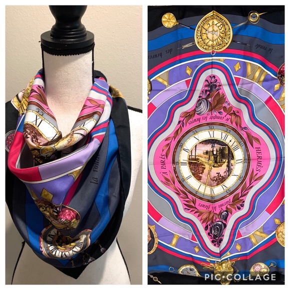 Hermes Accessories - Gorgeous Silk Hermès Scarf Vtg Parmi les Fleurs